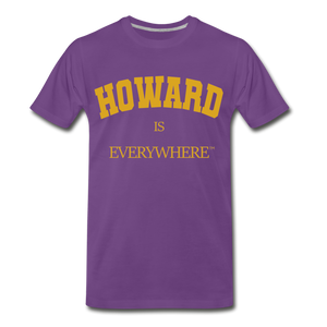 Howard is Everywhere Unisex Premium T-Shirt - purple